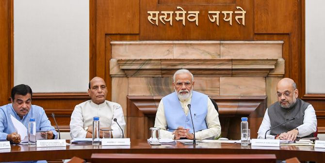 Narendra Modi Cabinet meeting