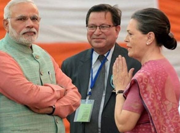 Modi and Sonia