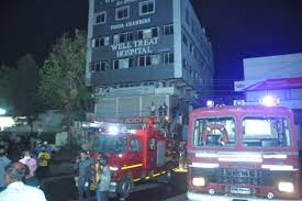 મહારાષ્ટ્રઃ નાગપુરની વેલટ્રિટ હોસ્પિટલમાં આગ લાગવાની ઘટના – 4 કોરોનાના દર્દીઓએ જીવ ગુમાવ્યા