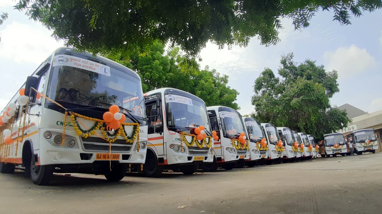 ભરૂચ શહેરમાં સીટી બસ સેવાનો પ્રારંભ, માર્ગો ઉપર દોડશે CNG બસો