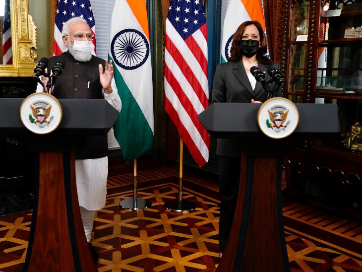 પીએમ મોદીએ અમેરિકાના ઉપરાષ્ટ્રપતિ કમલા હેરિસ સાથે મુલાકાત કરી, કહ્યું- અમેરિકાએ કોવિડ સમયે સાચા મિત્રની જેમ મદદ કરી