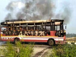 st bus fire