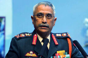 Chief of the Army Staff General Manoj Mukund Naravane addressing a programme organised to mark Armed Forces Veterans Day in New Delhi