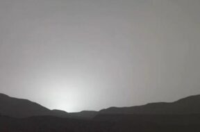 Sunset on Mars