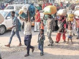 Workers from other provinces started going home