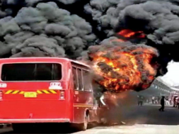 surat fire brts bus