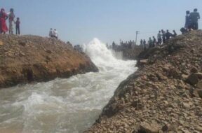 naramada water in aaji dam-1
