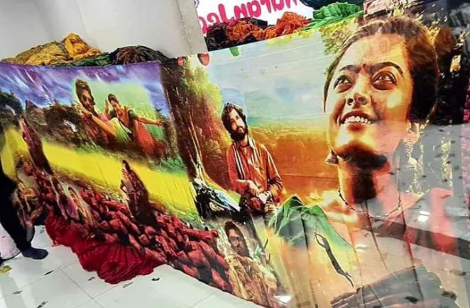 સુરતના સાડી ઉદ્યોગમાં પણ હિન્દી ફિલ્મ પુષ્પાની બોલબાલા