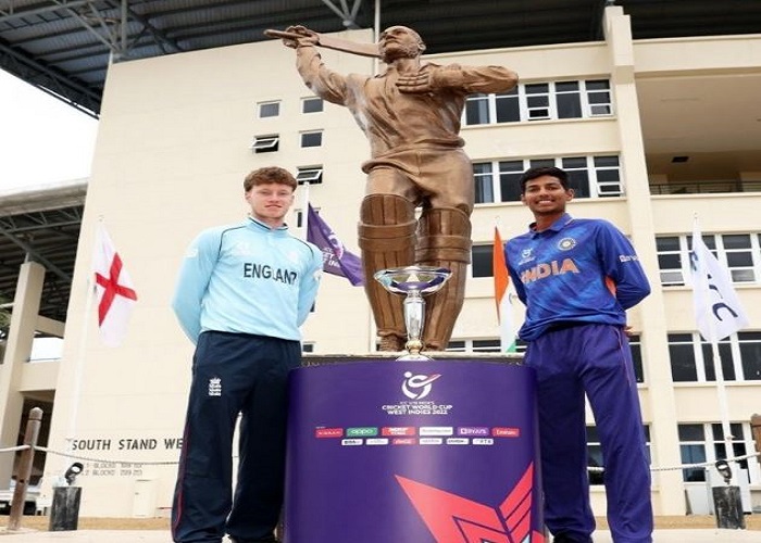 અંડર 19 ક્રિકેટ વર્લ્ડ કપની ફાઈનલમાં ભારત અને ઈંગ્લેન્ડ વચ્ચે મુકાબલો