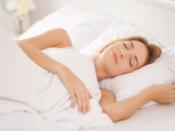 Woman-Sleeping-in-Bed