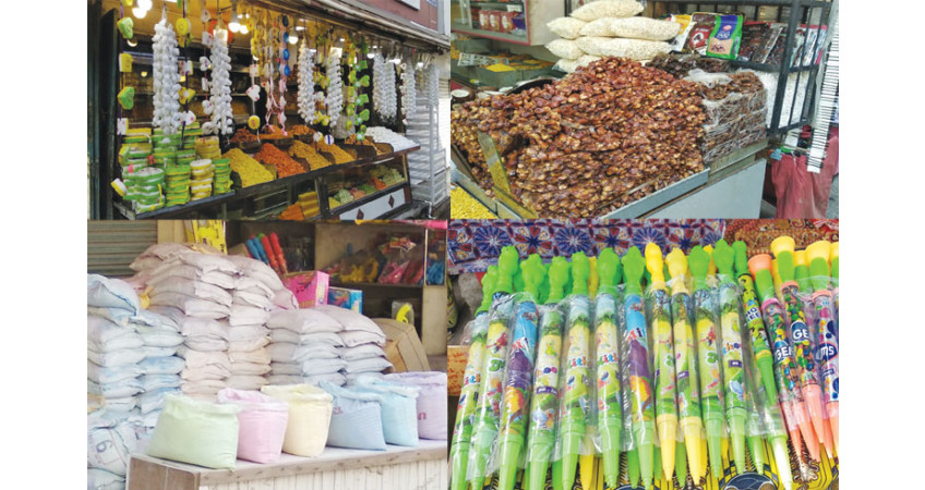 રાજકોટ :ધાણી, દાળિયા, ખજૂરના ભાવમાં વધારો છતા બજારમાં ધૂમ ખરીદી