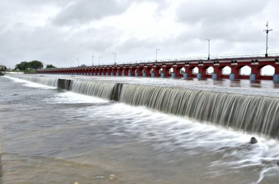 ગુજરાતના 207 જળાશયોમાં 60 ટકાથી વધુ જળસંગ્રહઃ નર્મડા ડેમમાં 63 ટકા પાણીનો જથ્થો
