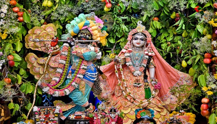 અમદાવાદના ભાડજના હરેકૃષ્ણ મંદિરમાં ઝૂલણ ઉત્સવ, ભાવિકો દર્શન માટે ઉમટી પડ્યાં