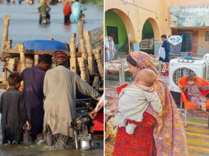 પાકિસ્તાનઃ હિન્દુઓએ મનદુઃખ ભૂલી પૂર પીડિતોને આશ્રય અને ભોજન પુરુ પાડ્યું