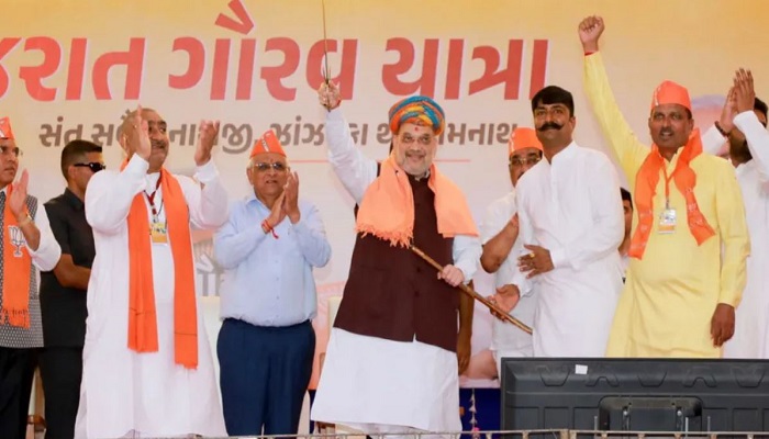 કાશ્મીરની સમસ્યા માટે જવાહરલાલ નેહરૂ જવાબદારઃ અમિત શાહનો કોંગ્રેસ પર પ્રહાર