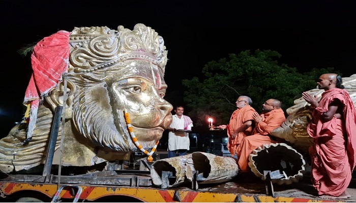 સાળંગપુરમાં 54 ફુટ ઊંચી હનુમાનજીની વિરાટ મૂર્તિ (સ્ટેચ્યુ)નું 6ઠ્ઠી એપ્રિલે કરાશે લાકાર્પણ