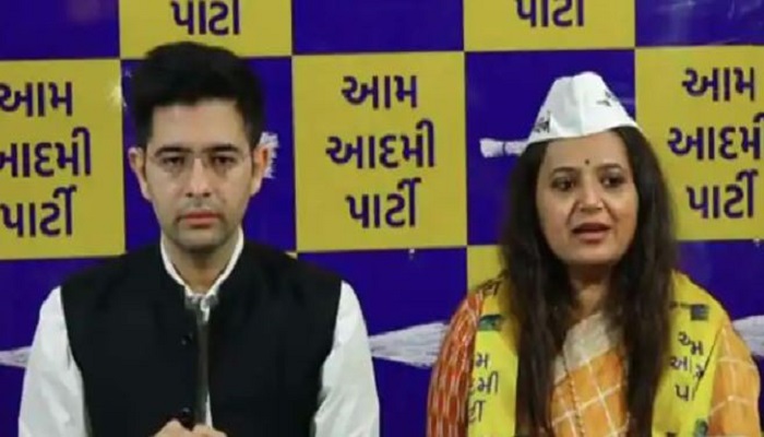 NCPએ ટિકિટ ન આપતા રેશ્મા પટેલ આપ’માં જોડાયા, હવે હાર્દિક પટેલે સામે ચૂંટણી લડશે