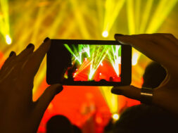 Laser-Light-Show-Getting-Recorded