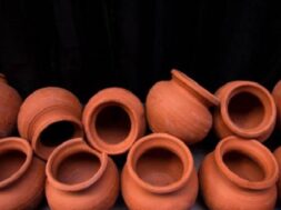 clay pat for tea