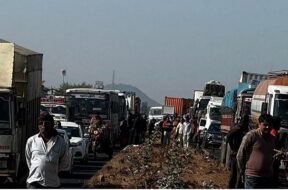 Chotila, accident, trafic jaam