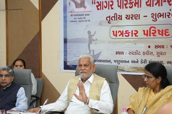 ભારતમાં આઠ વર્ષમાં મત્સ્ય ઉત્પાદન વધીને 1.21 કરોડ ટન ઉપર પહોંચ્યુઃ કેન્દ્રીય મંત્રી