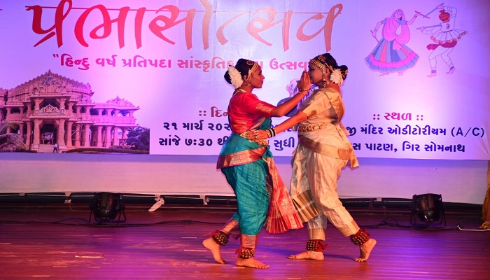 સોમનાથમાં શ્રીકૃષ્ણ નિજધામ ગમન તિથિ, ચૈત્રી પ્રતિપદા પર 225 કલાકારોએ કરી કલા સાધના