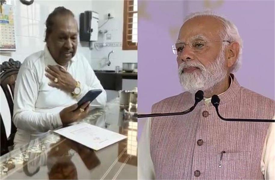 કર્ણાટક ચૂંટણી: PM મોદીએ નારાજ પૂર્વ મંત્રી ઈશ્વરપ્પાને ફોન કર્યો,જાણો બંને વચ્ચે શું થઇ વાતચીત ?