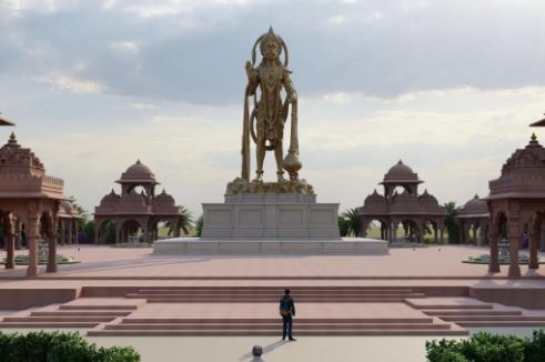 કિંગ ઓફ સારંગપુર એવા હનુમાન દાદાની વિશાળ પ્રતિમાના સાત કિમી દૂરથી થશે દર્શન