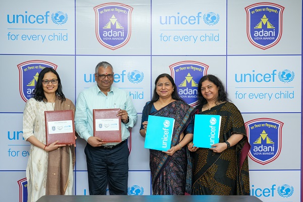 અદાણી વિદ્યામંદિર અને UNICEF વચ્ચે ગુણવત્તાયુક્ત શિક્ષણ માટે કોલેબ્રેશન