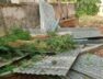 strong wind blew the roofs off