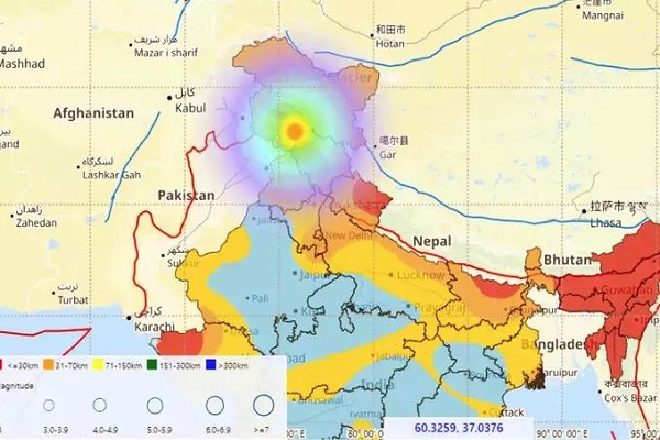 ઉત્તર ભારતમાં ફરી એકવાર ધરા ધ્રૂજી, જમ્મુ-કાશ્મીરમાં નોંધાયું કેન્દ્ર બિંદુ