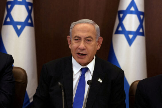 FILE PHOTO: Weekly cabinet meeting at the Israeli Prime Minister’s office in Jerusalem