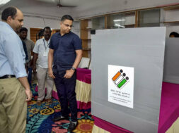 erode-officials-inspect-a-polling-booth-ahead-of-the-erode-east-assembly-seat-
