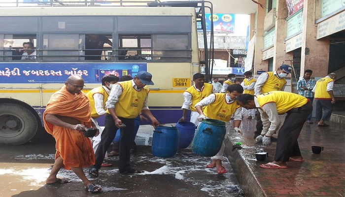 ગુજરાતમાં આજે  તમામ એસટી બસ સ્ટેન્ડ અને  રેલવે સ્ટેશનોમાં ‘સફાઈ અભિયાન કરાશે