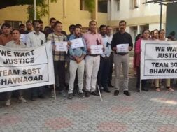 SGST EMPLOYEES AGITATION