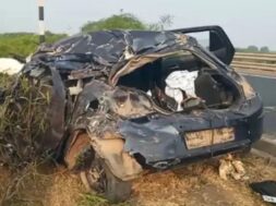 car accident, dhangadhra