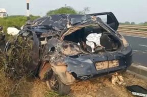 car accident, dhangadhra