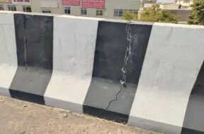 deesa, elevated bridge cracks