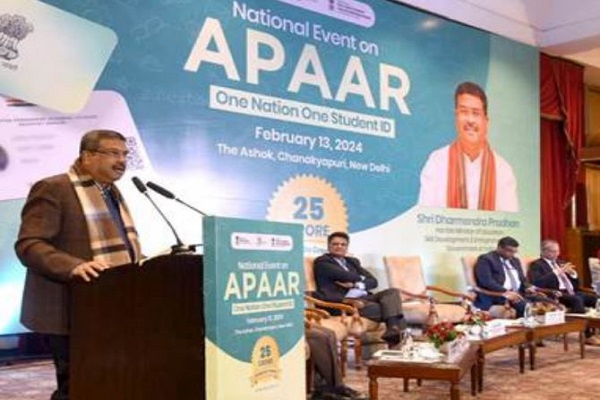 APAAR દેશના 260 મિલિયન વિદ્યાર્થીઓના વિશાળ જૂથને ટ્રેક કરવામાં મદદરૂપઃ કેન્દ્રીય મંત્રી ધર્મેન્દ્ર પ્રધાન