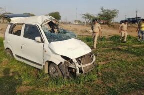 Accident, Bhavnagar highway