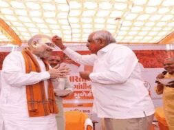 CM Patel & Amit shah. dhuleti