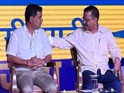 aap goa chief+kejriwal