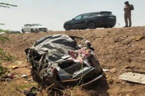 Accident, rajkot highway