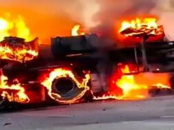 tanker fire,
