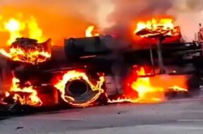 tanker fire,
