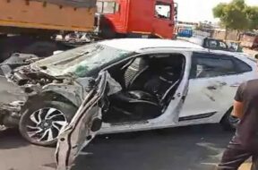 Accident, palanpur