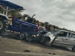 Accident, tharad-dhanera highway