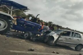 Accident, tharad-dhanera highway