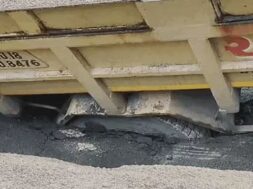 SURAT, road sat down