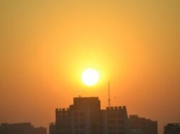 Sunrise in Ahmedabad